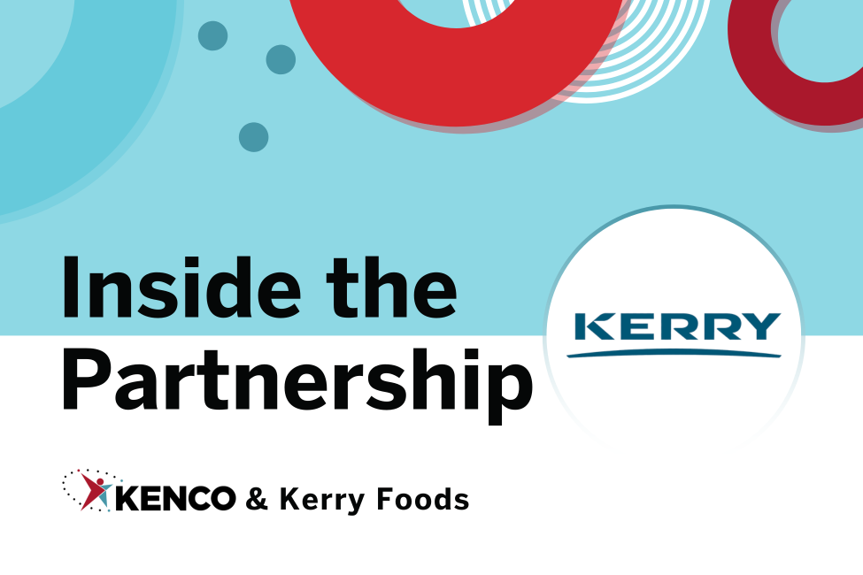 Kenco and Kerry Foods partnership visual highlighting logistics collaboration.