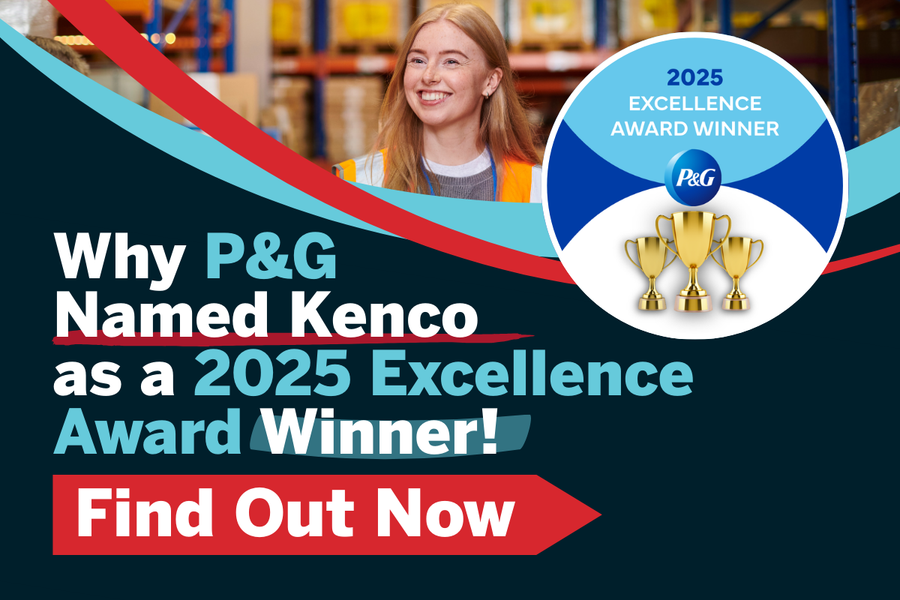 Kenco named a 2025 P&G External Business Partner Excellence Award Winner, recognized for operational performance, innovation, and partnership in supply chain and market operations.